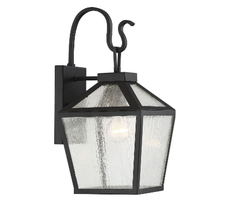 Westover 3 Væglampe H62 cm - Sort/Klar