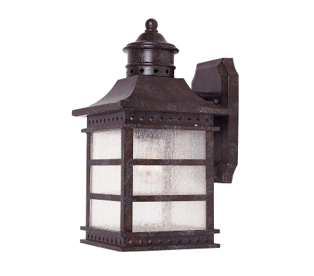 Woodstock 1 Væglampe H41 cm - Sort/Klar med dråbe effekt