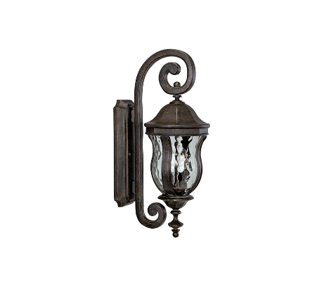 Monte Grande 4 Væglampe H88 cm - Antik bronze/Svag creme med dråbe effekt