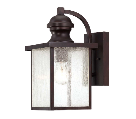 Monte Grande 1 Væglampe H45 cm - Antik bronze/Svag creme med dråbe effekt