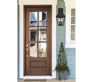 Harrison 1 Væglampe H46 cm - Mat sort/Klar med bølget effekt 2