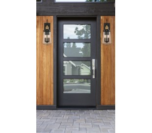 Macauley 1 Væglampe H53 cm - Vintage sort/Varm messing/Klar 2