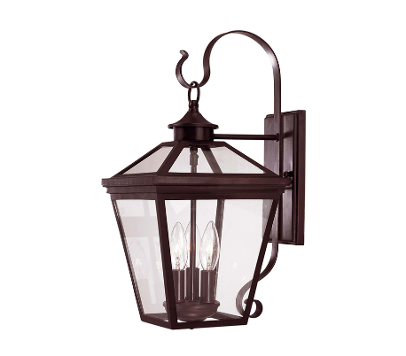 Ellijay 3 Væglampe H48 cm - Sort/Klar