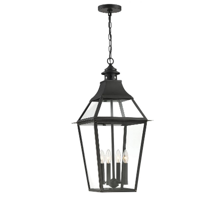 Jackson 3 Væglampe H65 cm - Mat sort/Klar