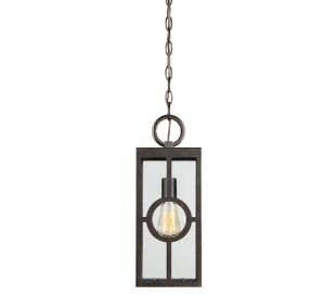Lauren 1 Loftlampe 27 x 27 cm - Antik bronze/Klar