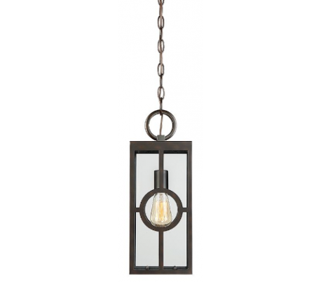 Lauren 1 Loftlampe 27 x 27 cm - Antik bronze/Klar