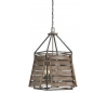 Hartberg 4 Loftlampe 52 x 52 cm - Antik gråsort/Rustik natur