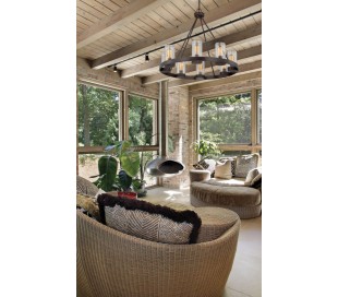 Inman 12 Loftlampe 114 x 48 cm - Antik bronze/Klar 2