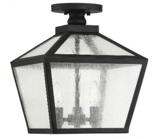 Via Fete 3 Loftlampe Ø23 cm - Antik brun/Klar med dråbe effekt