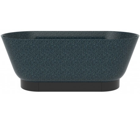 Woodio Flow fritstående badekar 160 x 70 cm ECO - Mosgrøn