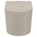 Woodio Block væghængt toilet H33 cm ECO - Natural aspen