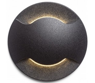 Kick ll Væglampe til indbygning Ø5 cm 3W LED - Hvid