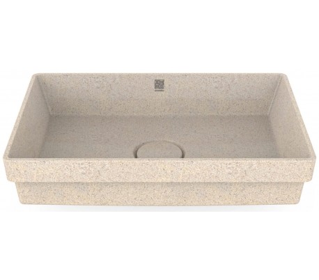 Woodio nedfældet håndvask 60 x 40 cm ECO - Natural aspen