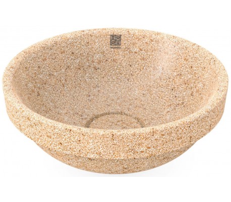 Woodio nedfældet håndvask 40 x 40 cm ECO - Natural aspen