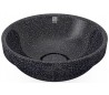 Woodio nedfældet håndvask Ø40 cm ECO - Charcoal