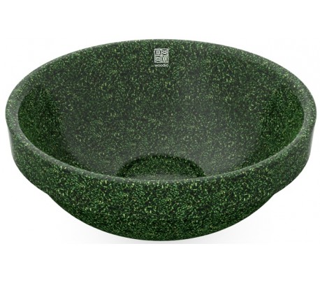 Woodio nedfældet håndvask Ø40 cm ECO - Charcoal