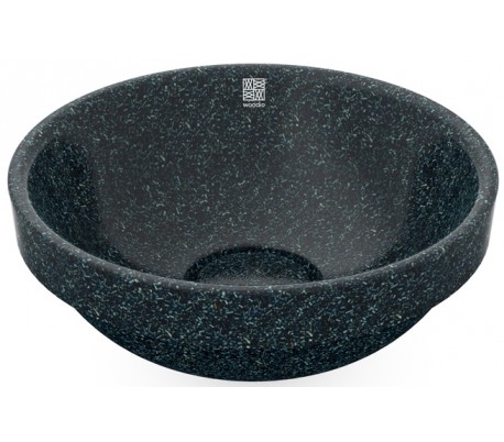 Woodio nedfældet håndvask Ø40 cm ECO - Mosgrøn