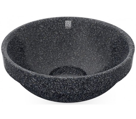 Woodio nedfældet håndvask Ø40 cm ECO - Arktisk blå