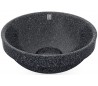 Woodio nedfældet håndvask Ø40 cm ECO - Stengrå