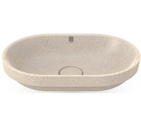 Woodio nedfældet håndvask 60 x 40 cm ECO - Natural aspen