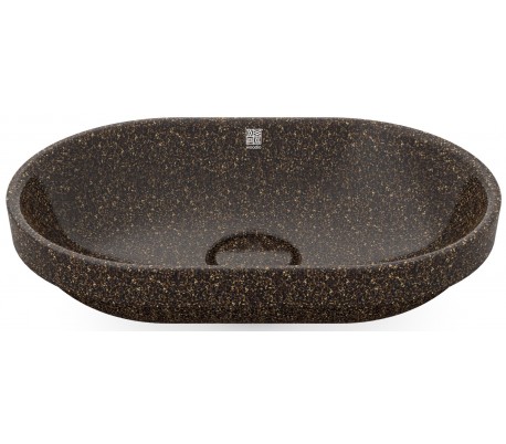 Woodio nedfældet håndvask 60 x 40 cm ECO - Bær rød