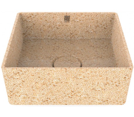 Woodio nedfældet håndvask 40 x 40 cm ECO - Natural aspen