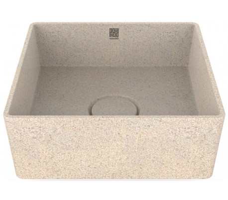 Woodio håndvask 40 x 40 cm ECO - Natural aspen