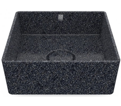 Woodio håndvask 40 x 40 cm ECO - Arktisk blå