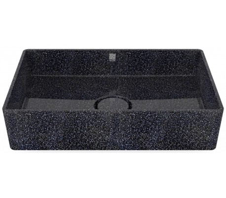 Woodio håndvask 60 x 40 cm ECO - Polar hvid