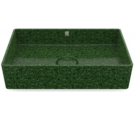 Woodio håndvask 60 x 40 cm ECO - Charcoal