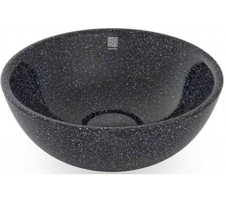 Woodio håndvask Ø40 cm ECO - Polar hvid