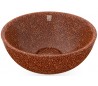 Woodio håndvask Ø40 cm ECO - Lerbrun