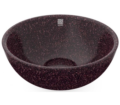 Woodio håndvask Ø40 cm ECO - Lerbrun