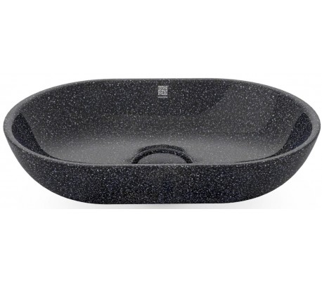 Woodio håndvask 60 x 40 cm ECO - Polar hvid