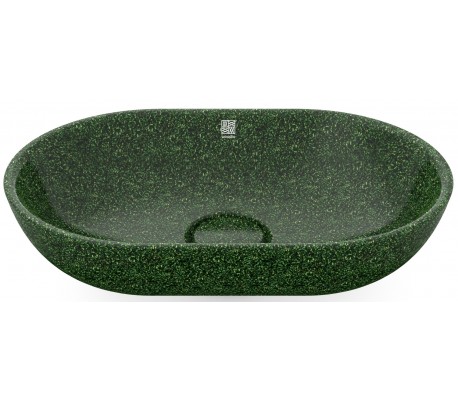 Woodio håndvask 60 x 40 cm ECO - Charcoal