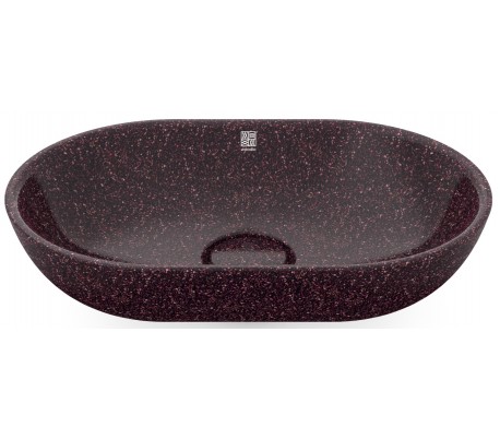 Woodio håndvask 60 x 40 cm ECO - Lerbrun