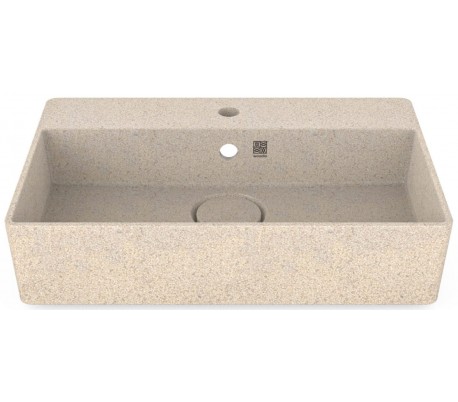 Woodio vægmonteret håndvask 60 x 40 cm ECO - Natural aspen