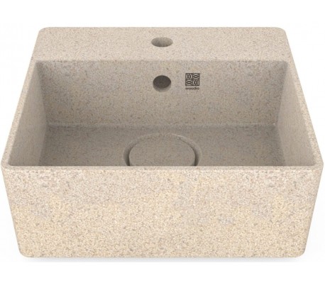 Woodio håndvask 40 x 40 cm ECO - Natural aspen