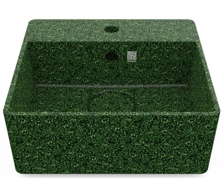 Woodio håndvask 40 x 40 cm ECO - Charcoal