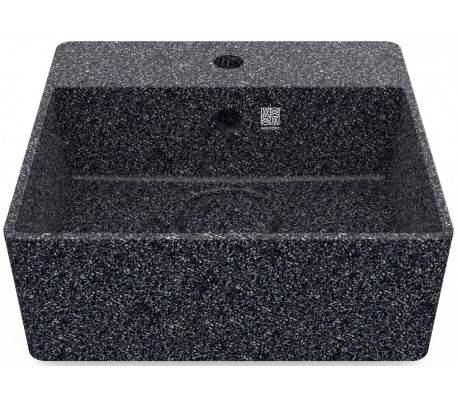 Woodio håndvask 40 x 40 cm ECO - Arktisk blå