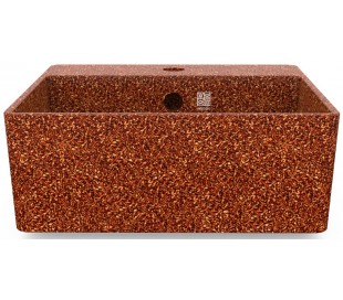 Woodio håndvask 40 x 40 cm ECO - Stengrå 2