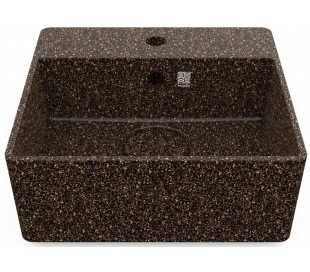 Woodio håndvask 40 x 40 cm ECO - Bær rød