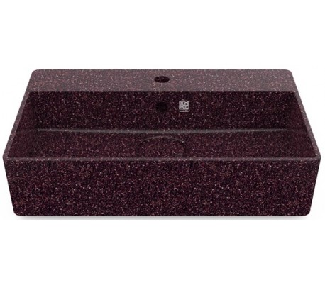 Woodio håndvask 60 x 40 cm ECO - Lerbrun