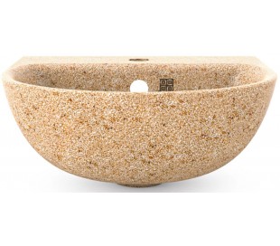 Woodio vægmonteret håndvask 40 x 40 cm ECO - Natural aspen 2