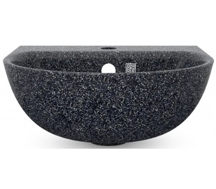 Woodio vægmonteret håndvask 40 x 40 cm ECO - Arktisk blå 2