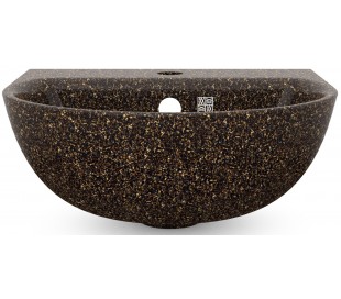 Woodio vægmonteret håndvask 40 x 40 cm ECO - Bær rød 2