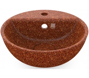 Woodio håndvask Ø40 cm ECO - Stengrå