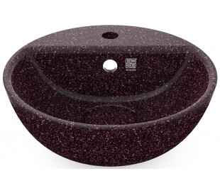 Woodio håndvask Ø40 cm ECO - Lerbrun