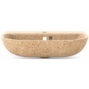 Woodio vægmonteret håndvask 40 x 40 cm ECO - Natural aspen