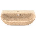Woodio vægmonteret håndvask 40 x 40 cm ECO - Natural aspen